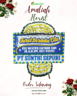 Papan Bunga Duka di Sawahan Timur