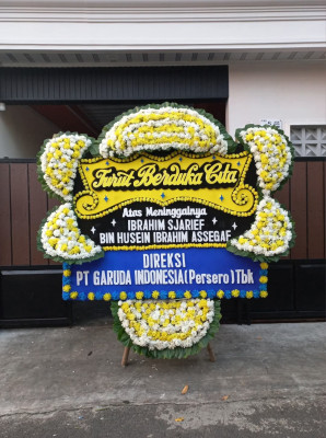 Papan Bunga Duka di Sawahan Timur